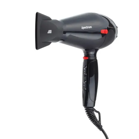 DEWAL PROFESSIONAL Фен Spectrum черный, ионизация, 2 насадки, 2200 Вт - 5