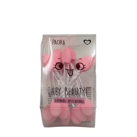 IWOU PROFESSIONAL Аппликаторы HEY BEAUTY! розовые 10шт - 1
