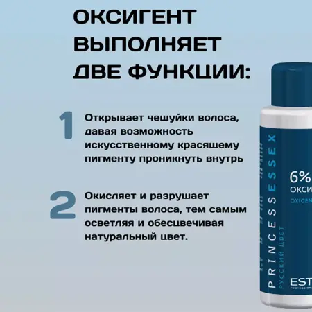 ESTEL PROFESSIONAL Оксигент 6% / ESSEX Princess 60 мл - 5