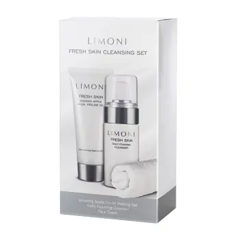 Набор для очищения кожи (гель-скатка 100 мл, пенка 100 мл, полотенце) Fresh Skin Cleansing Set