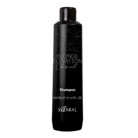 KAARAL Шампунь тонирующий черный угольный / BLONDE ELEVATION CHARCOAL SHAMPOO 300 мл - 1
