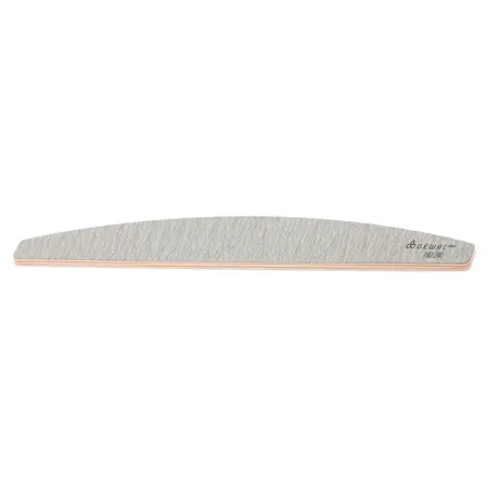 DEWAL PROFESSIONAL Пилка для ногтей улыбка серая 180/240 18 см - 1
