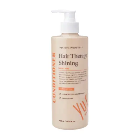 YU.R Кондиционер для волос восстанавливающий / YU.R Me Hair therapy Shining Conditioner 450 мл - 1