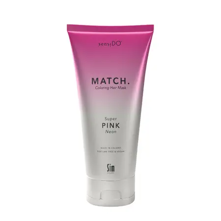 SIM SENSITIVE Маска оттеночная неоновая розовая / SensiDo Match Super Pink 200 мл - 1