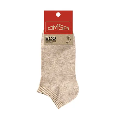 OMSA Носки укороченные с люрексом Beige Melange 35-38 / ECO 255 - 1