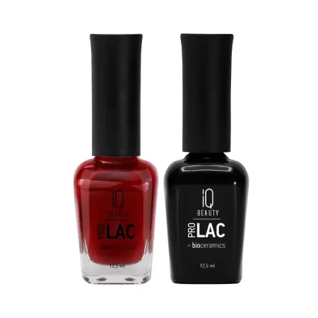 IQ BEAUTY 023 лак для ногтей укрепляющий с биокерамикой / Nail polish PROLAC + bioceramics 12.5 мл - 4