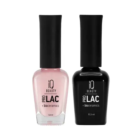 IQ BEAUTY 063 лак для ногтей укрепляющий с биокерамикой / Nail polish PROLAC + bioceramics 12.5 мл - 4