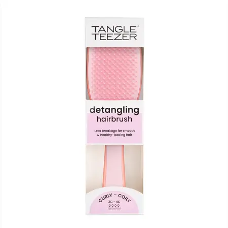 TANGLE TEEZER Расческа для волос / The Ultimate Detangler Naturally Curly Mango Pink - 5