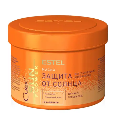ESTEL PROFESSIONAL Маска восстановление и защита с UV-фильтром / Curex Sunflower 500 мл - 1