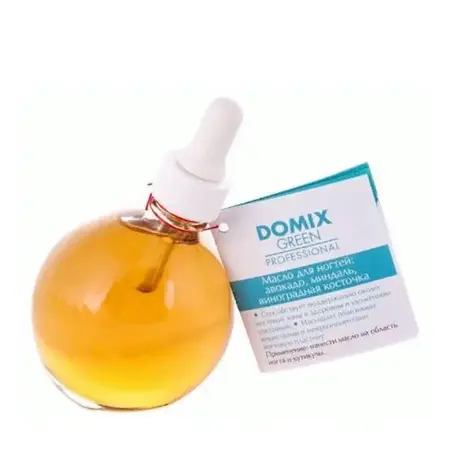 DOMIX Масло для ногтей и кутикулы, виноградная косточка, пипетка / DGP 75 мл - 2