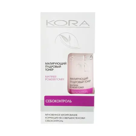 KORA Тонер матирующий пудровый для лица / Optimal Sebocontrol 55 мл - 3