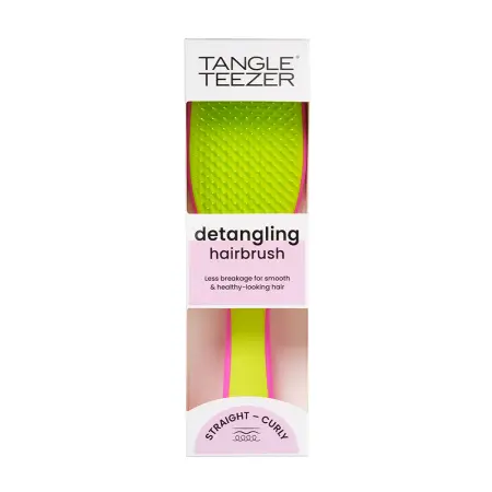 TANGLE TEEZER Расческа для волос / The Ultimate Detangler Pink & Cyber Lime - 5