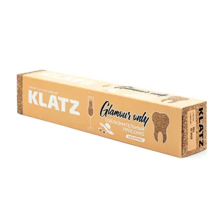 KLATZ Паста зубная для девушек без фтора Соблазнительный просекко / GLAMOUR ONLY 75 мл - 4