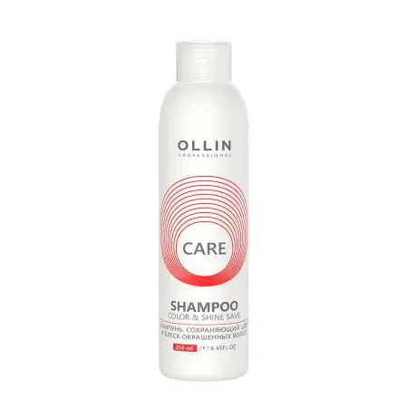 OLLIN PROFESSIONAL Шампунь сохраняющий цвет и блеск окрашенных волос / Color & Shine Save Shampoo 250 мл - 1