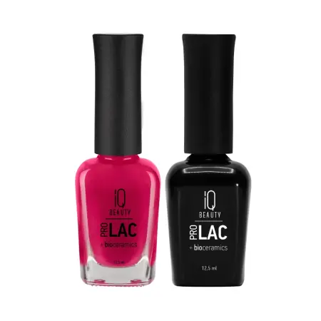 IQ BEAUTY 056 лак для ногтей укрепляющий с биокерамикой / Nail polish PROLAC + bioceramics 12.5 мл - 4