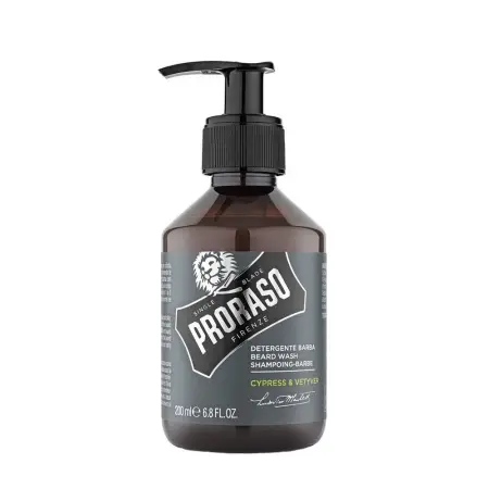 PRORASO Шампунь увлажняющий для бороды / CYPRESS & VETYVER 200 мл - 2