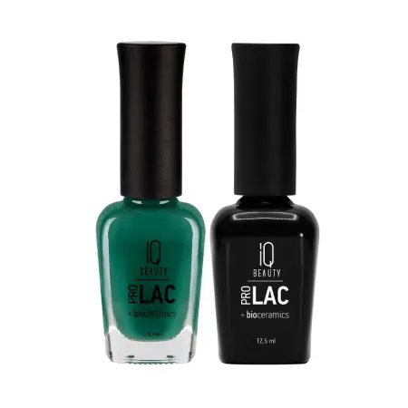 IQ BEAUTY 057 лак для ногтей укрепляющий с биокерамикой / Nail polish PROLAC + bioceramics 12.5 мл - 4