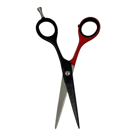 IWOU PROFESSIONAL Ножницы парикмахерские прямые 5,5 красно-черные /The CREATOR enterprises - 2