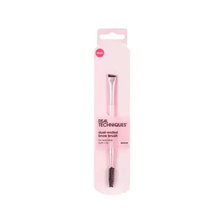 REAL TECHNIQUES Кисть двусторонняя для бровей / Real Techniques Dual-Ended Brow Brush - 2