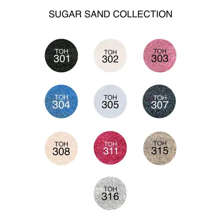 BRIGITTE BOTTIER 301 лак для ногтей фактурный, искрящийся графит / SUGAR SAND 12 мл - 4