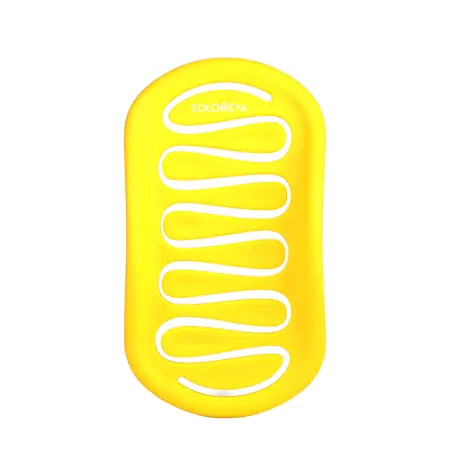 SOLOMEYA Расческа для сухих и влажных волос с ароматом лимона мини / Aroma Brush for Wet&Dry hair Lemon mini - 2