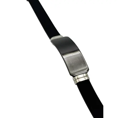 IWOU PROFESSIONAL Браслет Сталь с силиконовым ремешком унисекс - 5