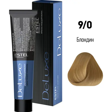 ESTEL PROFESSIONAL 9/0 краска для волос, блондин / DELUXE 60 мл - 2
