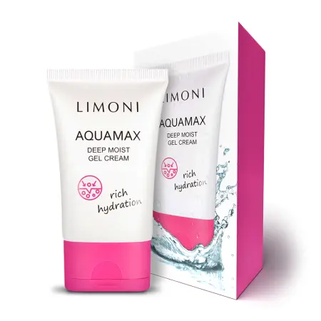 LIMONI Гель-крем глубокоувлажняющий для лица / AQUAMAX DEEP MOIST GEL CREAM 50 мл - 2