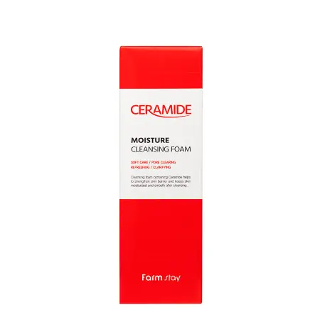 FARMSTAY Пенка питательная для лица с церамидами / Ceramide Moisture Cleansing Foam 180 мл - 2