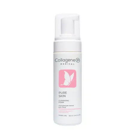 MEDICAL COLLAGENE 3D Пенка очищающая для всех типов кожи / PURE SKIN 160 мл - 1