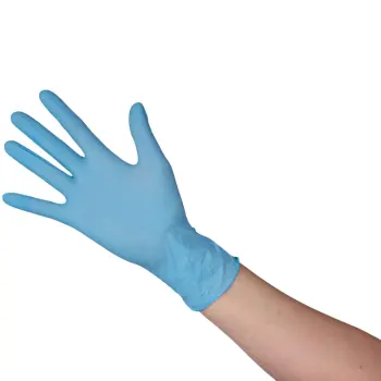 Перчатки медицинские, голубые, нитрил, размер L / Connect Blue Nitrile 100 шт