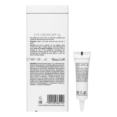 CHRISTINA Крем для кожи вокруг глаз SPF 15 / Eye Cream SPF-15 Illustrious 15 мл - 2