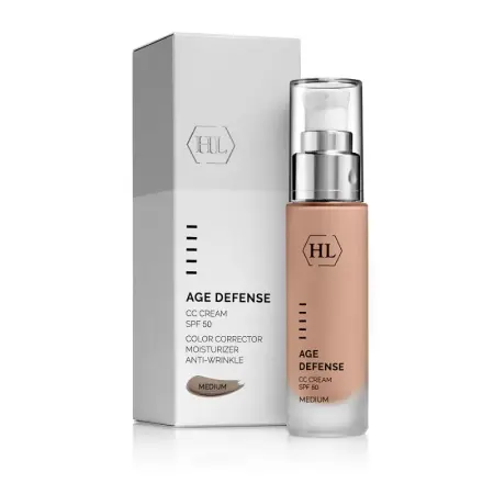 HOLY LAND Крем корректирующий многофункциональный SPF 50, оттенок medium / Age Defense CC Cream 50 мл - 2