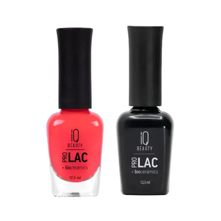 IQ BEAUTY 079 лак для ногтей профессиональный укрепляющий с биокерамикой/ Nail Polish PROLAC+bioceramics Runaway 12.5 мл - 5