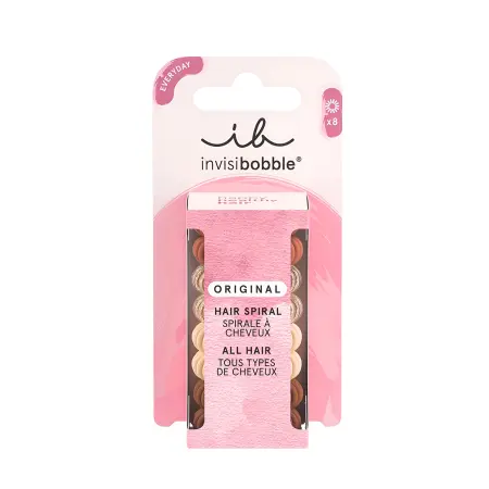 INVISIBOBBLE Набор резинок-браслетов для волос, 8 шт / invisibobble ORIGINAL Cafe au Lait - 2