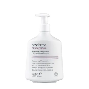 Крем-пенка восстанавливающая для умывания / SESPANTHENOL Soap-free foamy cream 300 мл