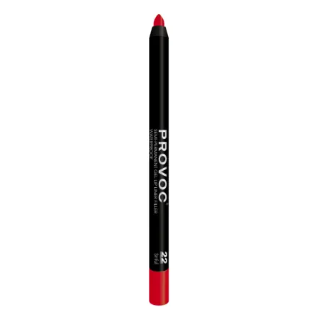 PROVOC Подводка гелевая в карандаше для губ, 22 алый / Gel Lip Liner Sinful 9 г - 1