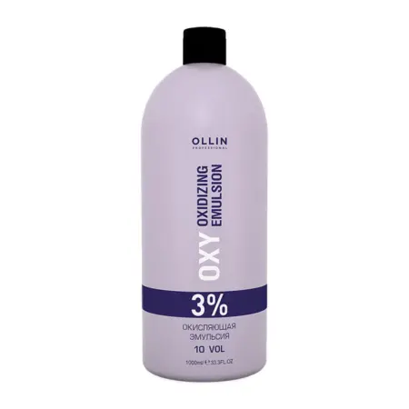 OLLIN PROFESSIONAL Эмульсия окисляющая 3% (10vol) / Oxidizing Emulsion OLLIN performance OXY 1000 мл - 1