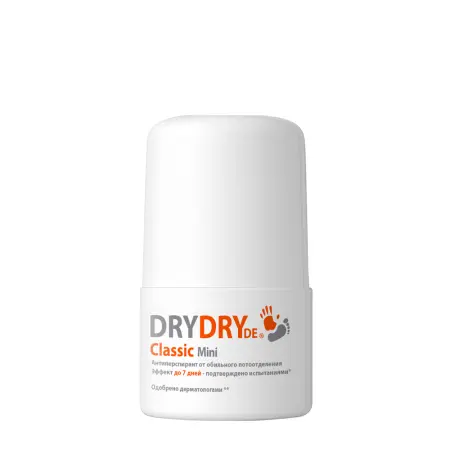 DRY DRY Антиперспирант длительного действия / DryDry De Classic mini Roll On 20 мл - 1