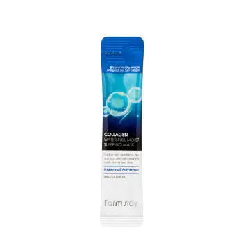 Маска ночная интенсивно увлажняющая для лица с коллагеном / Collagen Water Full Moist Sleeping Mask 4 мл