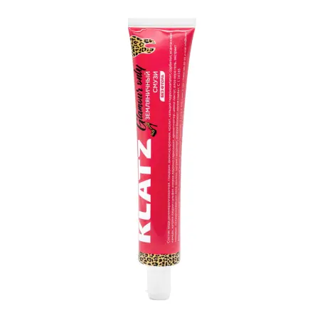 KLATZ Паста зубная для девушек без фтора Земляничный смузи / GLAMOUR ONLY 75 мл - 2