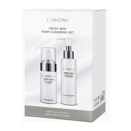 LIMONI Набор для очищения кожи (пенка 100 мл, масло 120 мл) Fresh Skin Foam Cleansing Set - 1