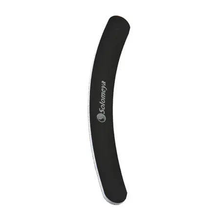 SOLOMEYA Пилка для ногтей 100/180 Бумеранг / Curved White File - 1