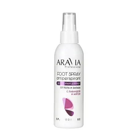ARAVIA Professional Дезодорант для ног с лавандой и мятой / FOOT SPRAY Antiperspirant 150 мл - 1