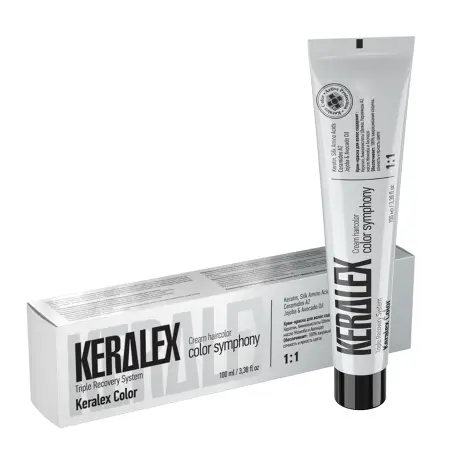 KERALEX Крем-краска, жёлтый / KERALEX Mix Yellow 100 мл - 2