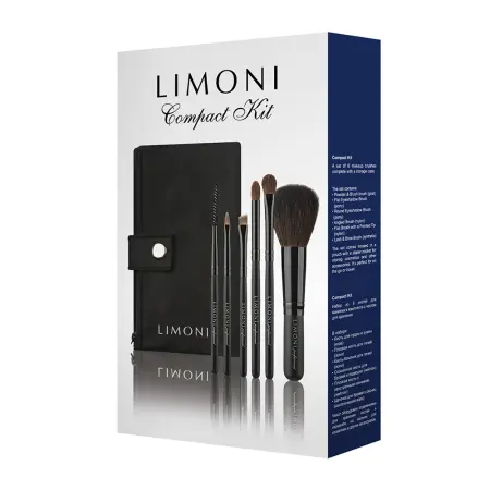 LIMONI Набор кистей (6 предметов + чехол) COMPACT KIT - 1