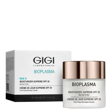 GIGI Крем увлажняющий для нормальной и сухой кожи SPF 20 / Moist Supreme BIOPLASMA 50 мл - 2
