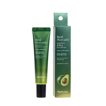 FARMSTAY Сыворотка-роллер питательная для области вокруг глаз с авокадо / Real Avocado Nutrition Rolling Eye Serum 25 мл - 2