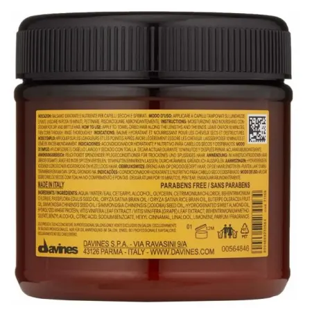 DAVINES SPA Кондиционер питательный Вегетарианское чудо / Nourishing NATURAL TECH 250 мл - 3