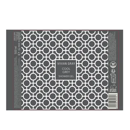 VIVIAN GRAY Гель для душа, холодный-серый / Vivian Gray Geometrical Shower Gel Cool Grey 500 мл - 2